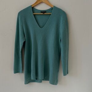 Eileen Fisher Merino Wool V-Neck Sweater